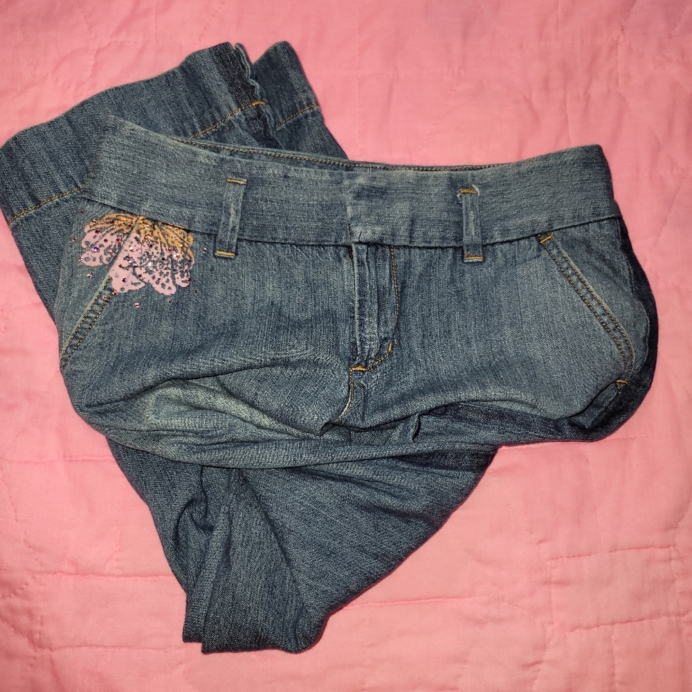 Express "Editor" Decorative Capris Size 0